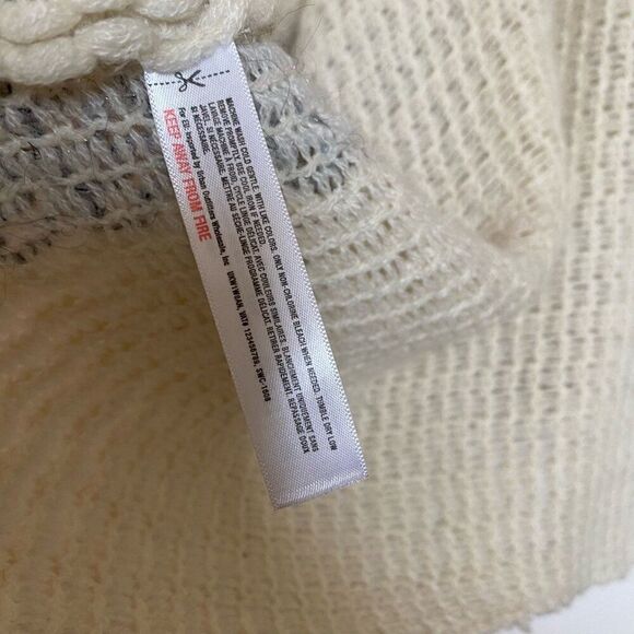 Anthropologie Boho Romantic Knit Crochet Cardigan Sweater Oversized One Size - Picture 10 of 10